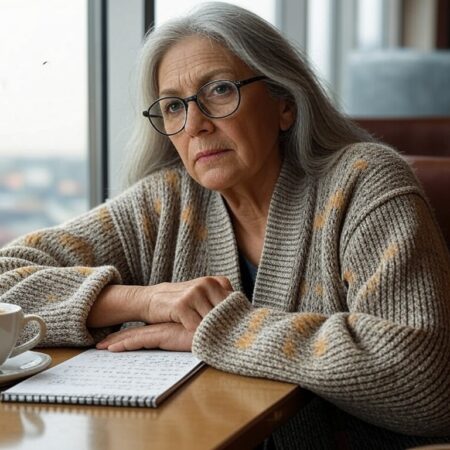 社会起業のアイディアに悩むシニア女性